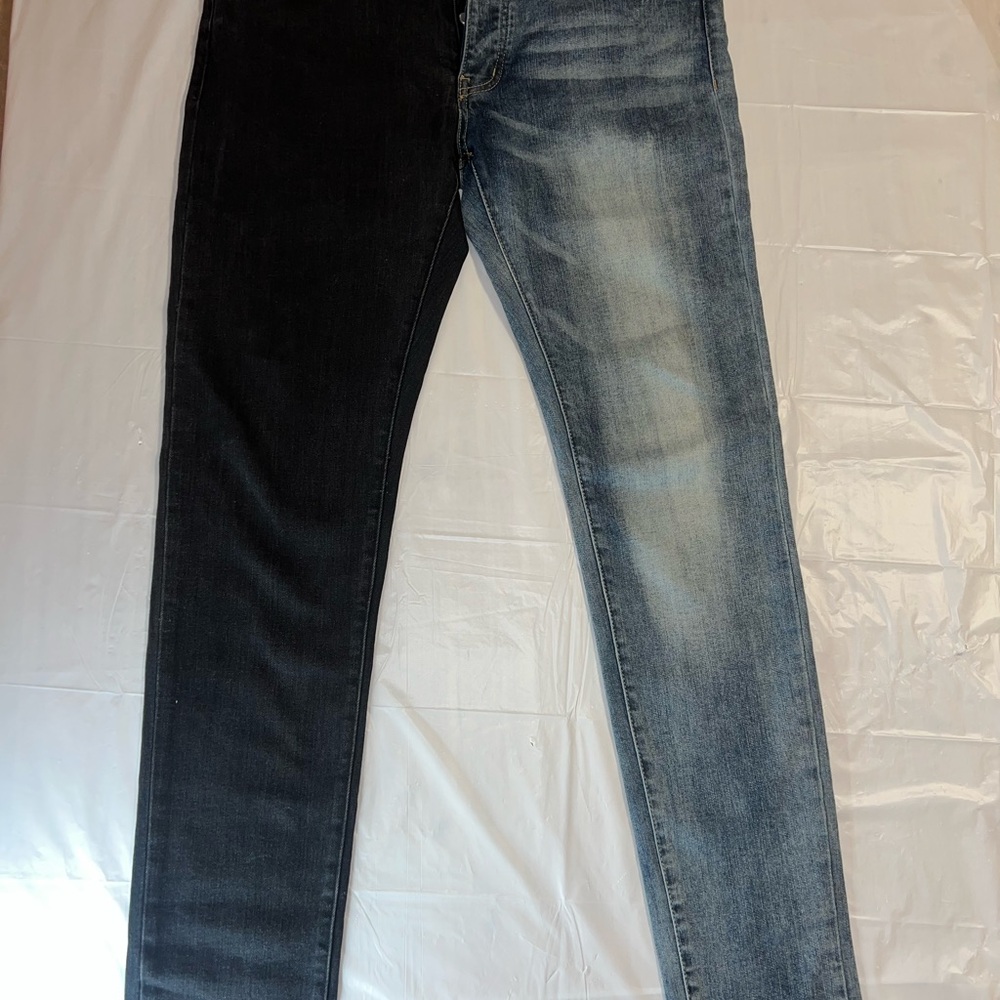 Men's Two-Tone Jeans